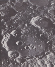 1952 Press Photo Surface of Moon Viewed from Hale Telescope atop Mount Palomar picture