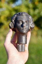 Vintage 1930s Art Deco Female Mannequin Head Bust Countertop Store Display picture