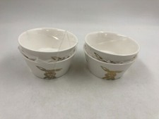 Elegance Ceramic 4in Gold Bunny Bowl Set of 4 AA01B33017 picture
