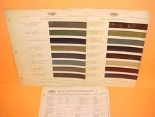 1931 PLYMOUTH ROADSTER CONVERTIBLE BUSINESS COUPE PHAETON SEDAN PAINT CHIPS 31 picture