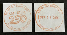 MARTIN VAN BUREN  America 250  NATIONAL PARK SERVICE CANCELLATION/PASSPORT STAMP picture