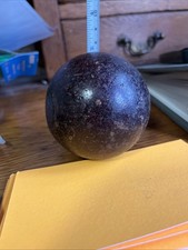 Authentic Antique Civil War 3.7 Pound 3” Solid Shot Cannonball picture