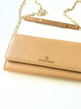 Valentino Crossbody Leather Wallet On Chain Whiskey picture