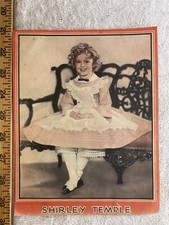 1935 Western Tablet & Stationary Corp Shirly Temple Picture Sheet  Vtg picture