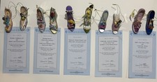 Bradford Exchange Disney Once Upon a Slipper Ornament Collection w/ COAs picture