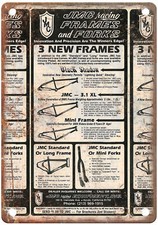 Old School BMX 1981 JMC Vintage Magazine Ad Reproduction Metal Sign B1150 picture