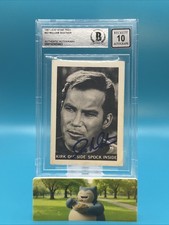William Shatner Autographed/Signed 1967 Leaf Trading Card Beckett #42 picture