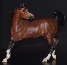The Suitor Artist Resin Model Horse Venti Scale Bay Arabian Sculpture picture