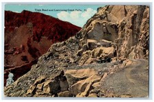 c1910s Tioga Road And Leevining Creek Fall Rocks California CA Unposted Postcard picture