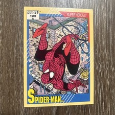 1991 Impel Marvel Universe #1 SPIDER-MAN  Trading Card Mint 🔥 picture