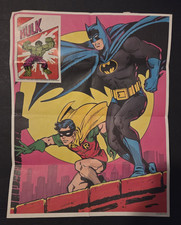 Vintage 1966 DC Comics Batman & Robin 11x14 Pin-Up Poster.  picture