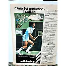 1979 Adidas Tennis Stan Smith Ilie Nastase Vintage Print Ad Original picture