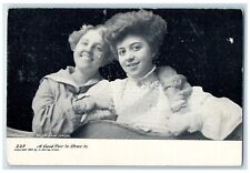 c1910's Pretty Girls A Good To Draw To Unposted Antique Postcard picture