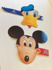 Rare Vintage Delta Fantastic Flyer DISNEY Mickey Mouse & Donald Duck Headbands picture