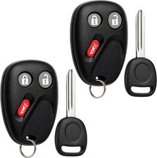 Key Fob Keyless Entry Remote with Ignition Key fits 2003-2006 Chevy Avalanche  picture