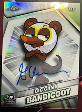 *Signed*2026 Topps Chrome VeeFriends Big Game Bandicoot #33 Auto 4/5 Print Run 5 picture