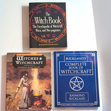 Witchcraft Book Lot of 3: Buckland Witch Book + Complete Book + Guiley picture