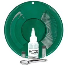 ASR Outdoor Green Gold Pan Gold Prospecting Beginners Kit, 5 Piece picture
