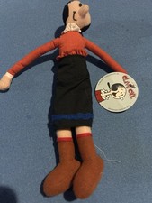 Vintage Olive Oyl Plush Doll 1993 Popeye King Features Stuffed Toy w/ Tag picture