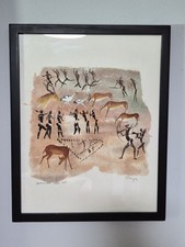 Vintage Signed Sonja Hegardt Bushman Rake Art picture