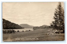 Oxbow Lake Piseco NY RPPC Adirondacks Real Photo Postcard Eastern Illust. E3 picture