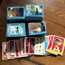 VINTAGE 1982 TOPPS - E.T. Movie Trading Cards 357 Cards 39 Sticker Cards Great picture
