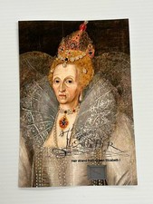 Queen Elizabeth I Hair Strand lock speck Relic Royal Photo Royal Display picture