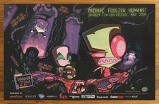 2004 Invader Zim TV Series Print Ad/Poster Nickelodeon Cartoon DVD Promo  FRAMED picture