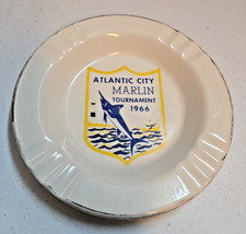 Vintage 1966 Atlantic City Marlin Tournament Commemorative Ashtray picture