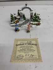 Hawthorne Village Rudolph Welcome Christmas Town 14-09121-114 COA Complete picture