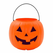 Jack-o'-Lantern Trick-or-Treat Pail, Orange, 8