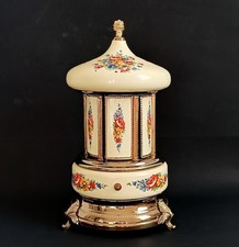 FINE ITALIAN MUSIC CAROUSEL WITH MECHANISED MOVING CIGARETTE DISPENSER picture