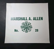 Vtg Knights of Pythias Banner Panel Marshall A. Allen No. 28 Pennsylvania 12x13 picture