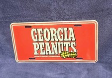 GEORGIA CAR TRUCK TAG LICENSE PLAte Geirgia Peanuts picture