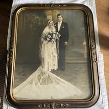 Antique Victorian Gesso Wooden Picture Frame 18.5 X 22.5 Art Nouveau picture