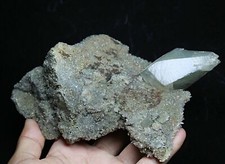 1.55lb New find natural rare dipyramidal calcite cluster mineral specimen China picture