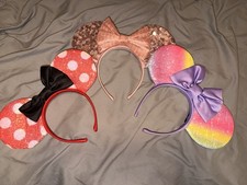 Trio of Magic Sparkly Minnie Mouse Ears Bundle picture