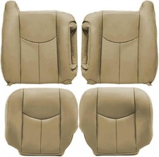 4PCS Tan Seat Covers Fit for Chevy Tahoe GMC Yukon Sierra 2003-2006 picture
