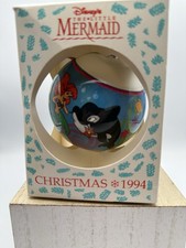 VTG LITTLE MERMAID  Disney Classics SCHMID Collectors Gallery Ornament Ball 1994 picture