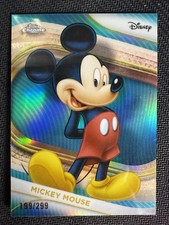 2025 Topps Chrome Disney Mickey Mouse Teal Refractor #/299 picture