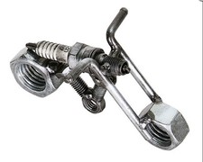 Mini Motorcycle Hand Crafted Recycled Metal Art Sculpture Figurine   picture