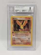 Pokemon Card Moltres 12/62 Fossil BGS 8 NM-MT 1st Edition Cosmos Holo ENG picture