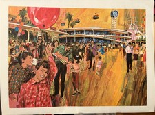 Disneyland Carousel of Progress 1967 Concept Art from GE Promotional Calendar picture