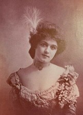 1899 Vintage Magazine Illustration Actress Grace Freeman picture