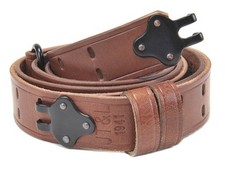 M1907 Leather Rifle Sling Dated 1941 M1 Garand Springfield Drum Dyed Leather picture