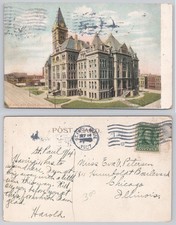 St. Paul MN City Hall Court House Postcard 1907 Undivided Back E. C. Kropp picture