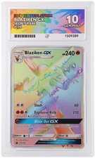 ACE 10 Blaziken Gx 170/168 Celestial Storm Gem Mint Pokemon picture