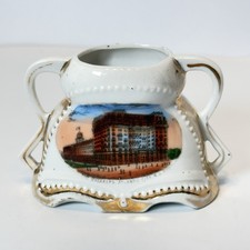 ATLANTIC CITY NJ NEW JERSEY Antique THE BREAKERS Souvenir PAINTED TRINKET picture