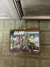 Vintage 1982 G.I. Joe A Real American Hero Metal Lunch Box Thermos Hasbro  picture