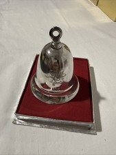 Vintage 1987 Kirk Stieff Annual Musical Christmas Bell Music Working picture